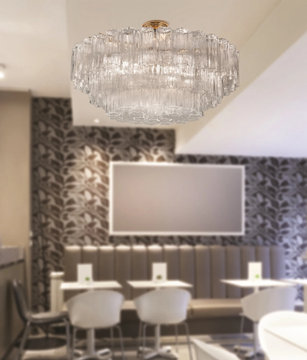 GLACE 4170 - Murano glass pendant lamp by Patrizia Volpato - view 3